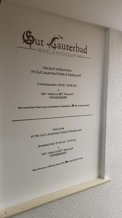 Gut Lauterbad Hotel Freudenstadt Eksteriør billede